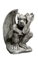 gartendekoparadies.de Gargoyle Statue Grau Steinfigur Frostsicher Bild 2