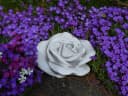 gartendekoparadies.de Gartenfigur Deko Rosen 2er-Set Steinrosen Bild 5