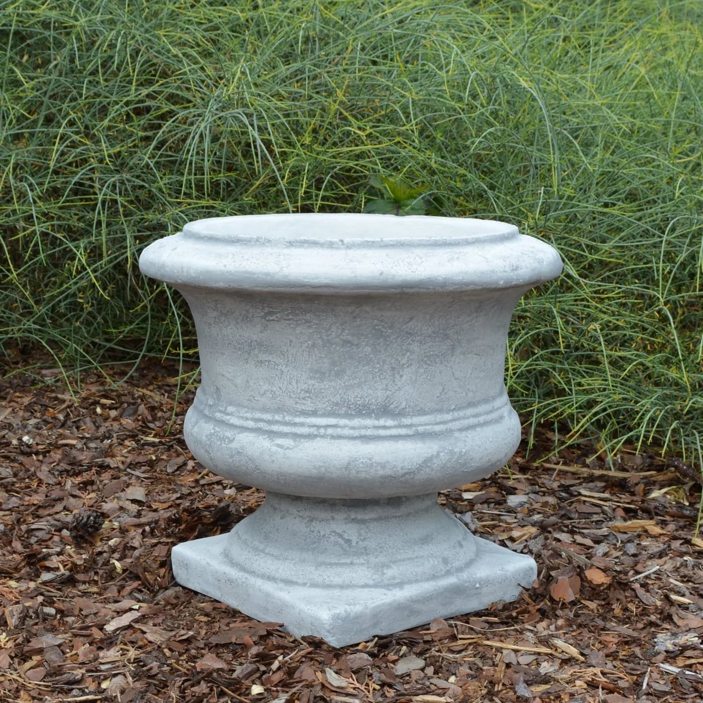 gartendekoparadies.de Pflanzkübel Rustikal Grau Frostsicher 32 cm - Bild 5