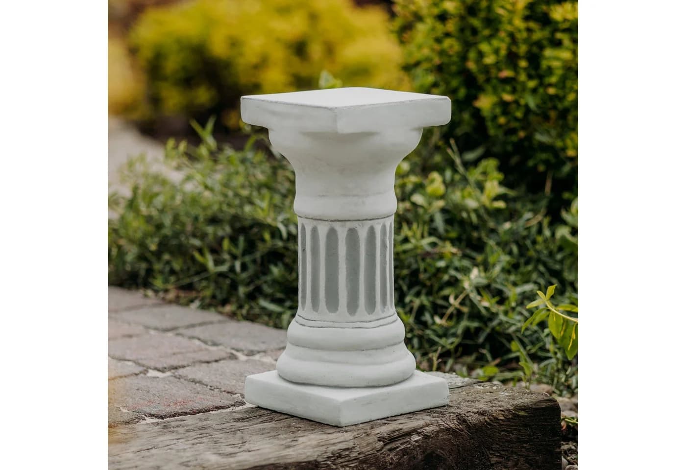 gartendekoparadies.de Gartensockel Runde Säule Steinsockel 39 cm - Bild 2