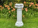 Gartendekoparadies.de Griechische Säule Steinsockel Grau Frostsicher Bild 5