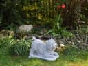 gartendekoparadies.de Westie Gartenfigur Frostsicher Grau Bild 4