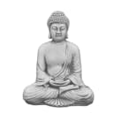 gartendekoparadies.de Buddha Steinfigur Grau Frostsicher Bild 1