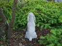 gartendekoparadies.de Gartenfigur Pudel Grau Frostsicher Bild 4