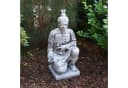gartendekoparadies.de Terrakotta Krieger Steinfigur Grau 78 cm Bild 2