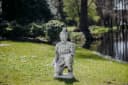 gartendekoparadies.de Terrakotta Krieger Steinfigur Grau 78 cm Bild 4