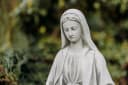 gartendekoparadies.de Gartenfigur Madonna Stein Grau Frostsicher Bild 3