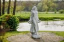 gartendekoparadies.de Gartenfigur Flora Steinfigur Grau Frostsicher Bild 5