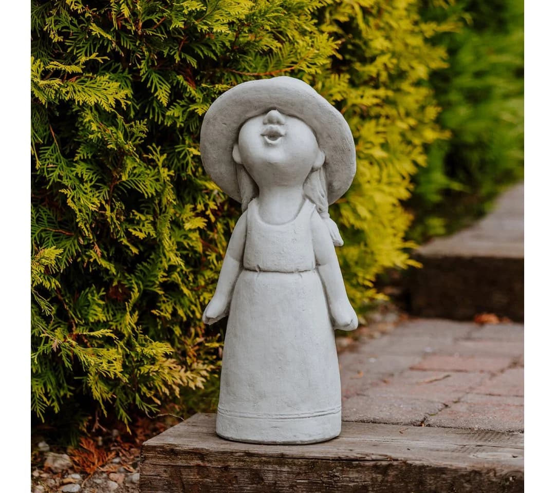 gartendekoparadies.de Gartenfigur Mädchen Figur Steinfigur 49 cm - Bild 2