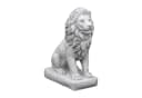 gartendekoparadies.de Gartenfigur Löwen Statue Grau Stein Bild 1