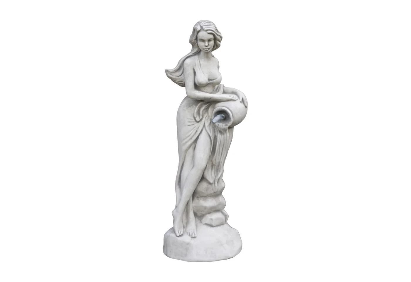 gartendekoparadies.de Gartenfigur Statue Venus optional mit Wasserlauf, Steinfigur, 69 cm, 19 kg, Frostsicher