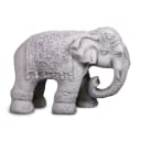 gartendekoparadies.de Gartenfigur Indischer Elefant Steinfigur Grau Bild 1