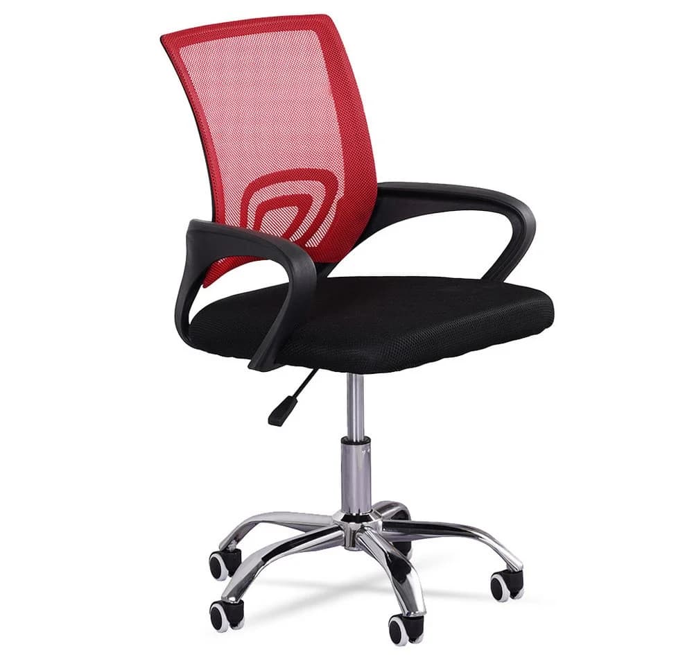 MUWO Drehstuhl Director Rot Ergonomisch Verstellbar - Bild 2