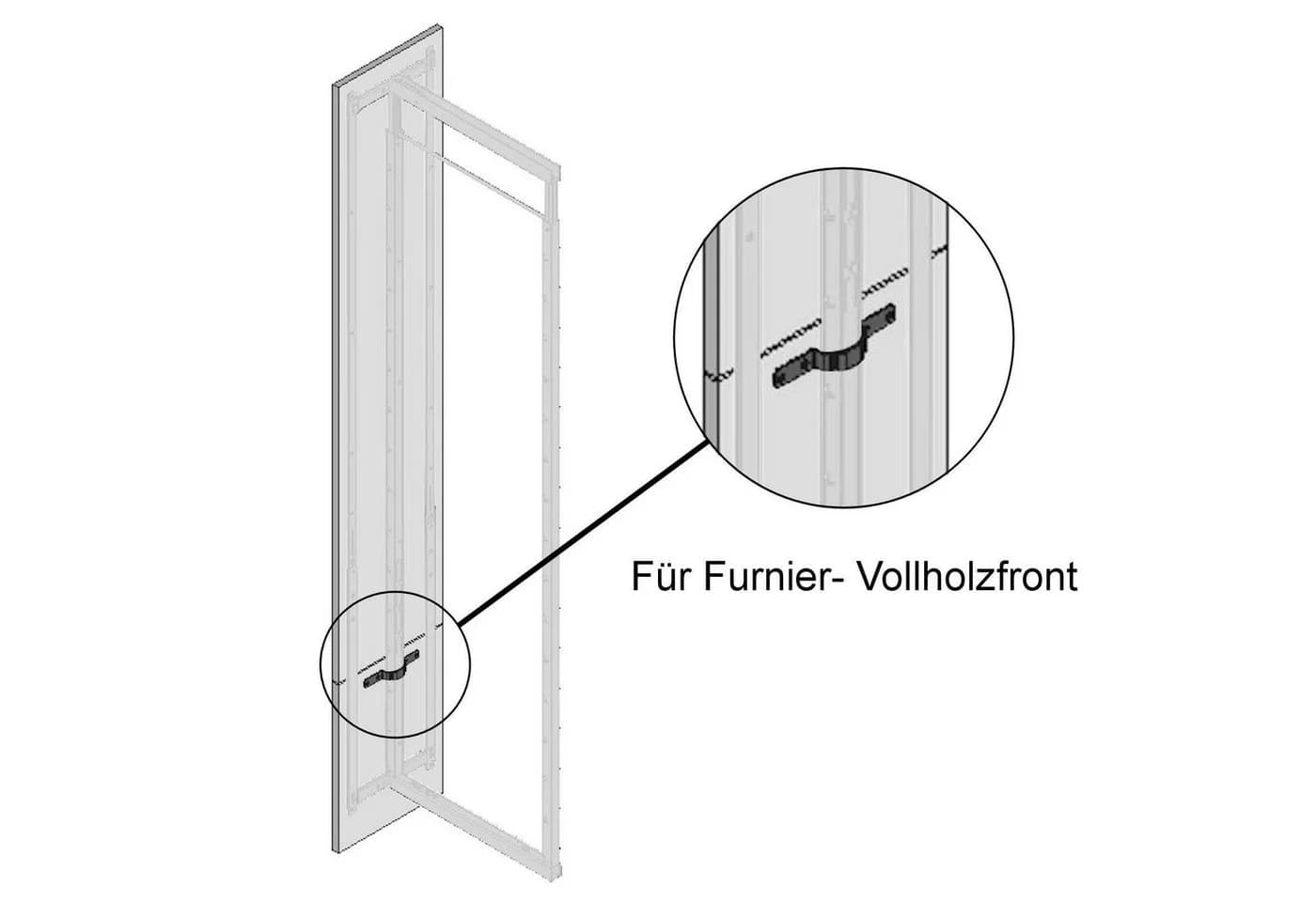 Kesseböhmer Frontstabilisator für DISPENSA anthrazit