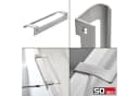 SO-TECH® Möbelgriff LYS 160mm Edelstahloptik 2er Set Bild 1