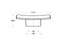 SO-TECH® Möbelgriff SW23 BA 32 mm Chrom matt Bild 3