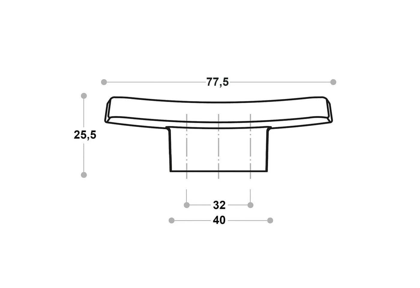 SO-TECH® Möbelgriff SW23 BA 32 mm Chrom matt - Bild 3