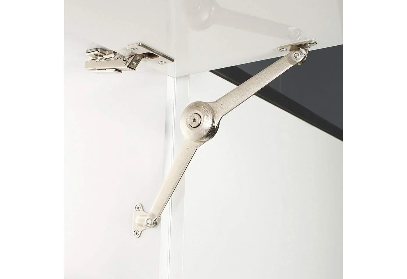 Kesseböhmer Duo Forte Klappenstütze einstellbar 75-110° silber (4 St)