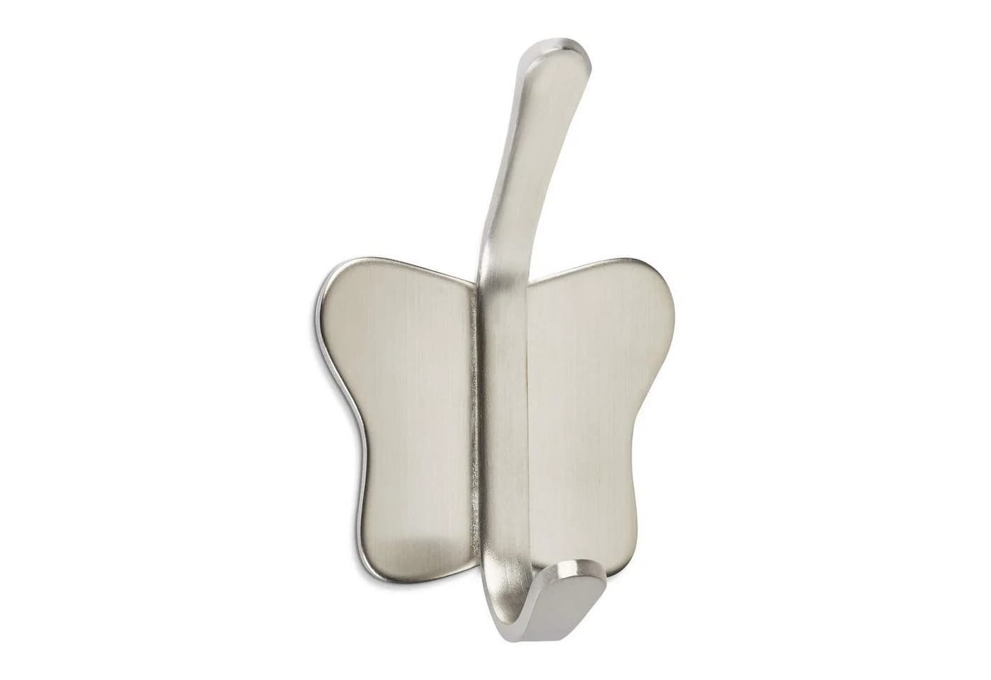 SO-TECH® Garderobenhaken Selbstklebend Edelstahl Silber 4er Set