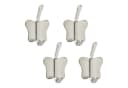 SO-TECH® Garderobenhaken Selbstklebend Edelstahl Silber 4er Set Bild 2