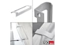 SO-TECH® Möbelgriff LYS 160 mm Bohrlochabstand Chrom matt 2er Set Bild 1