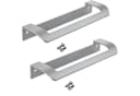 SO-TECH® Möbelgriff LYS 160 mm Bohrlochabstand Chrom matt 2er Set Bild 2