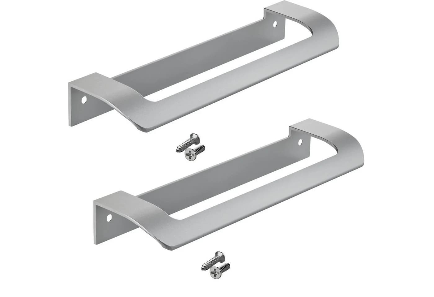 SO-TECH® Möbelgriff LYS 160 mm Bohrlochabstand Chrom matt 2er Set - Bild 2