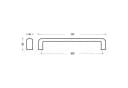 SO-TECH® Möbelgriff SW103 BA 160 mm Chrom Silber Bild 1