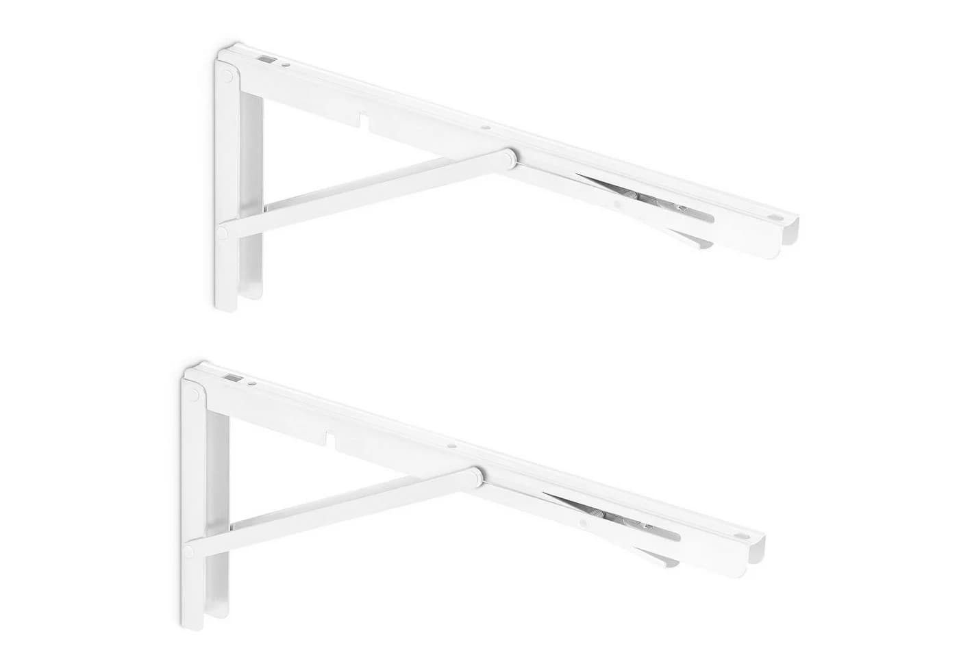SO-TECH® Schwerlast-Klappkonsolen Weiß 1 Paar - Bild 2