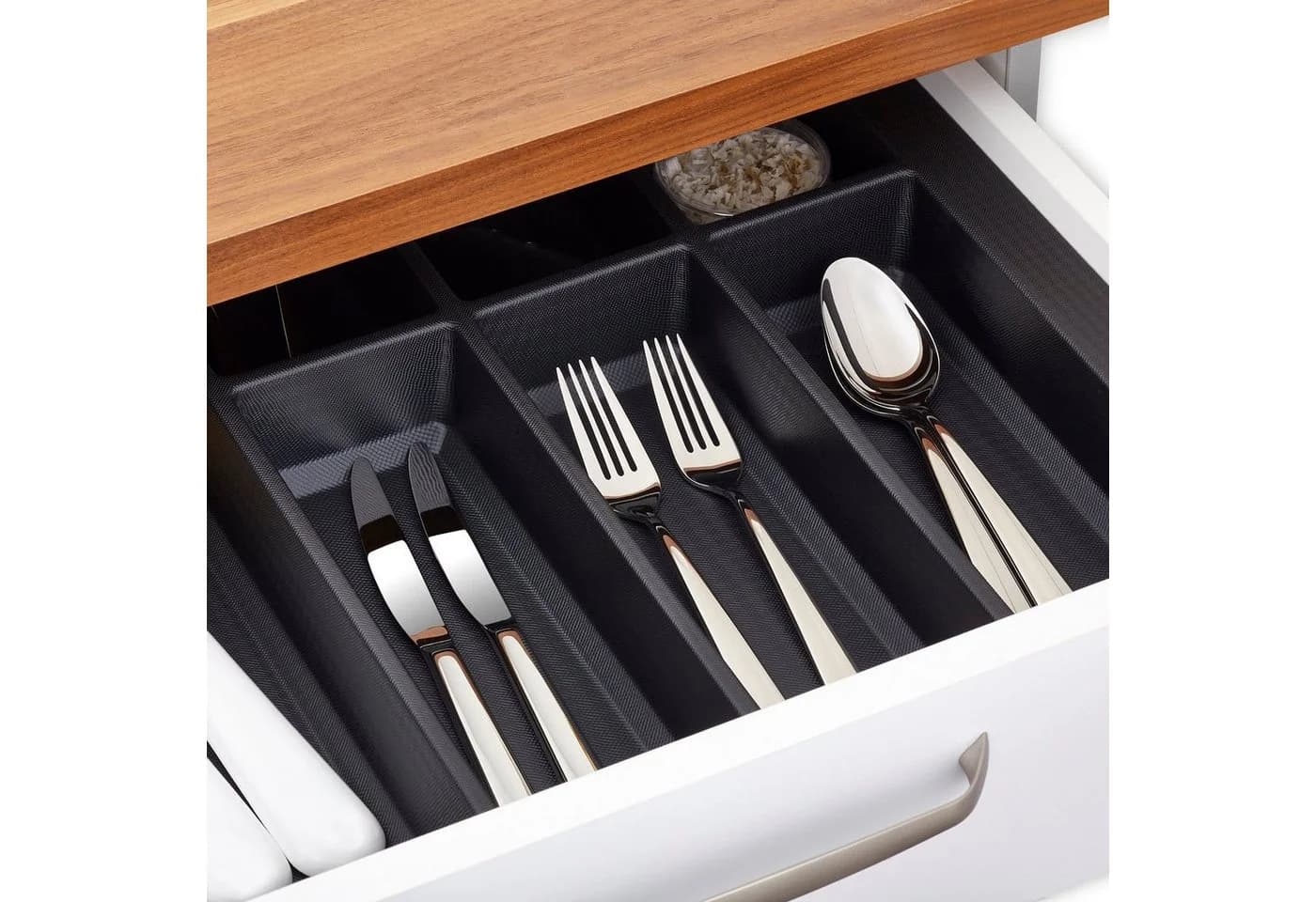 SO-TECH® Besteckeinsatz ORGA-BOX VII Schwarz Modern