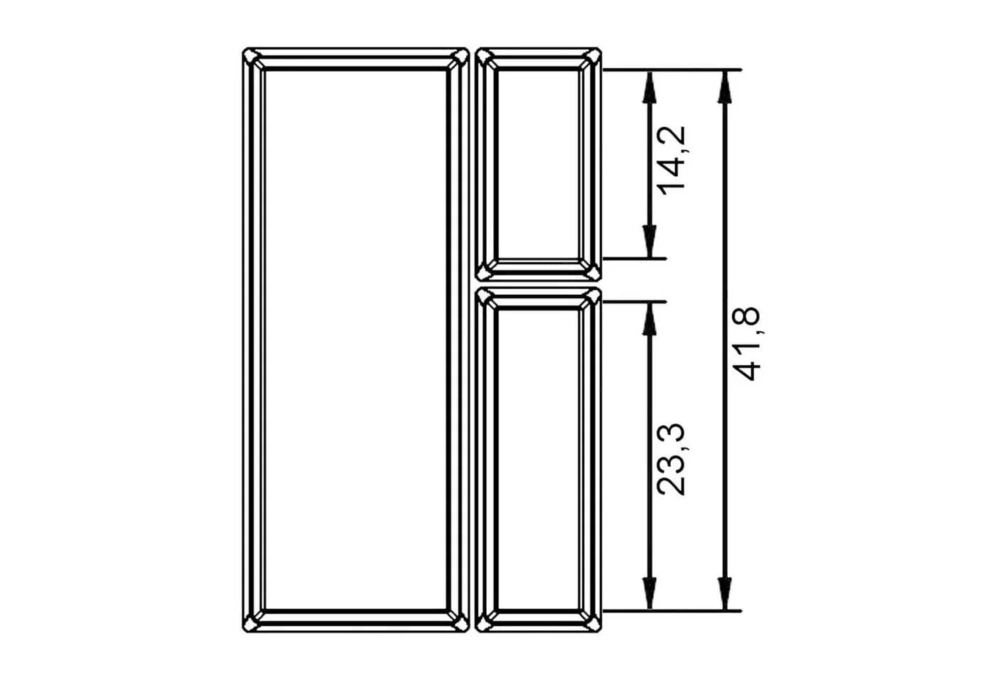 SO-TECH® Besteckeinsatz ORGA-BOX VII Schwarz Modern - Bild 5