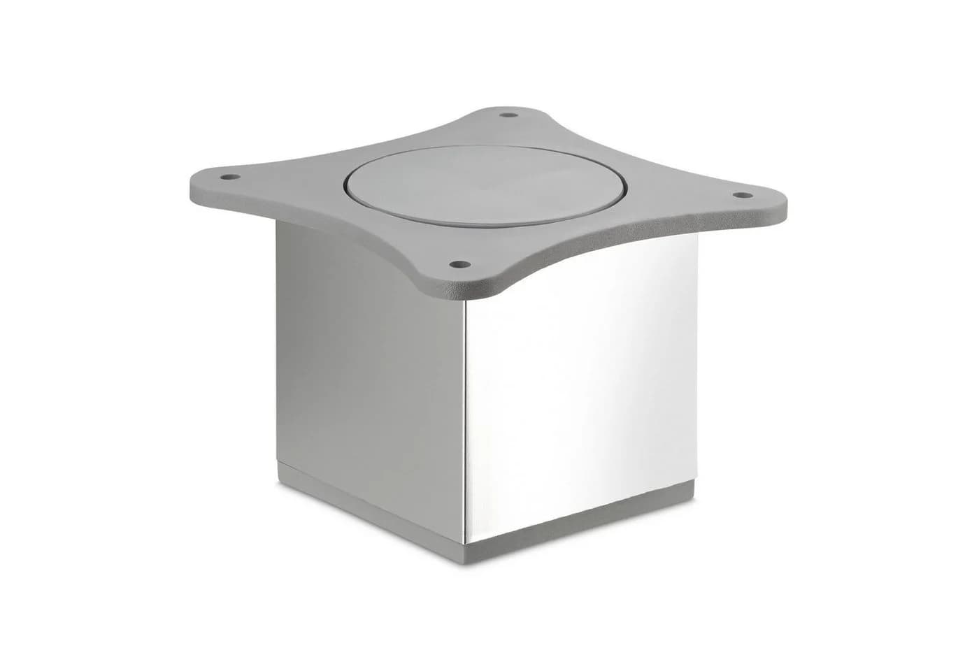 SO-TECH® Möbelfuß QUEBEC II Chrompoliert Aluminium