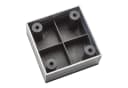SO-TECH® Möbelfuß 4er Set MOTEL Edelstahloptik Aluminium Bild 3