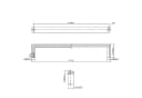 SO-TECH® Bügelgriff Blackline V BA 160 mm schwarz matt Bild 1