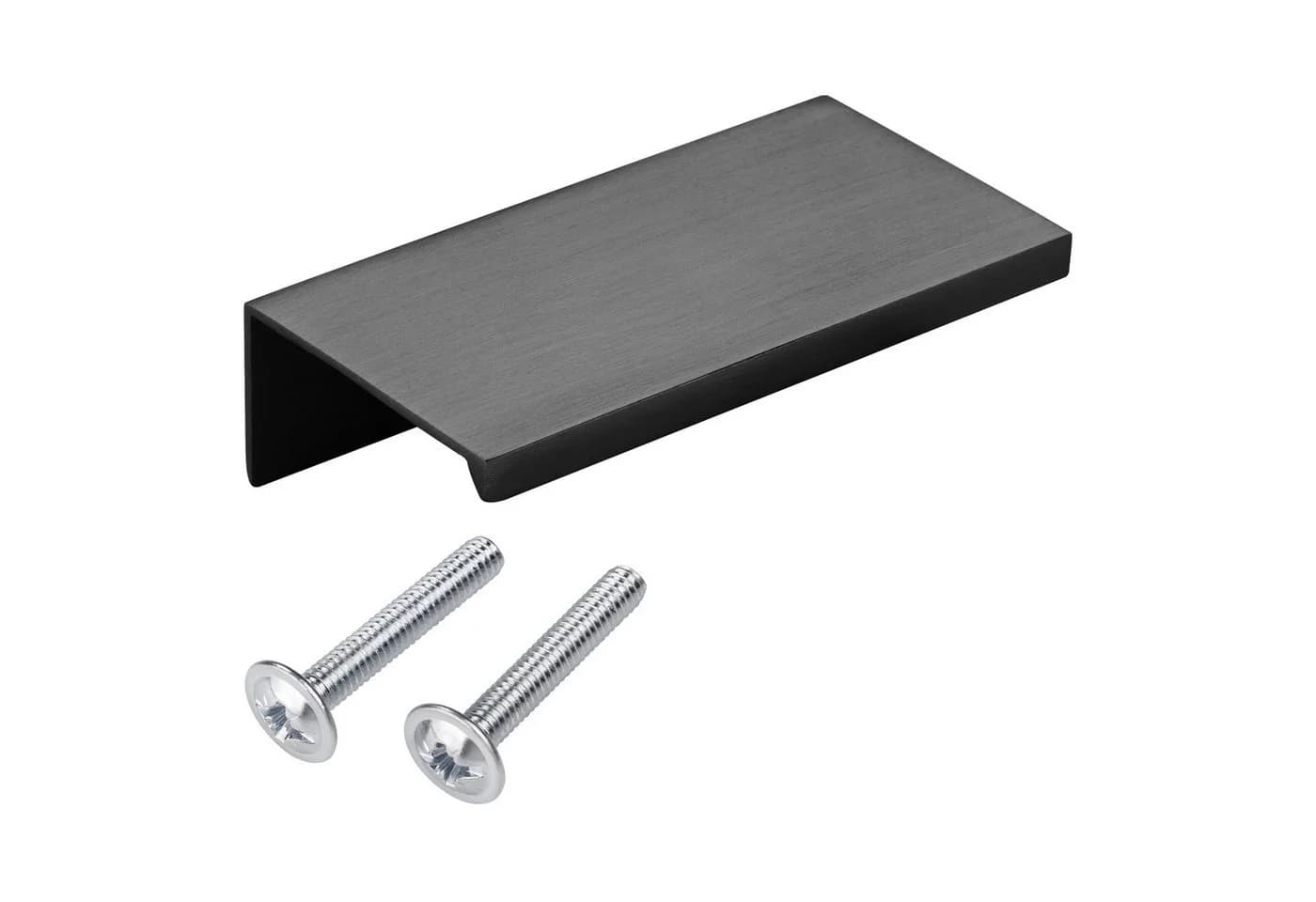 SO-TECH® Möbelgriff SEARL Aluminium Schwarz Gebürstet 70 mm - Bild 2