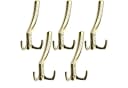 SO-TECH® Garderobenhaken JASMIN 5er Set Messingoptik Metall Bild 2