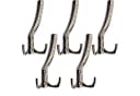 SO-TECH® Garderobenhaken JASMIN 5-tlg. Chrom Dunkel Metall Bild 2