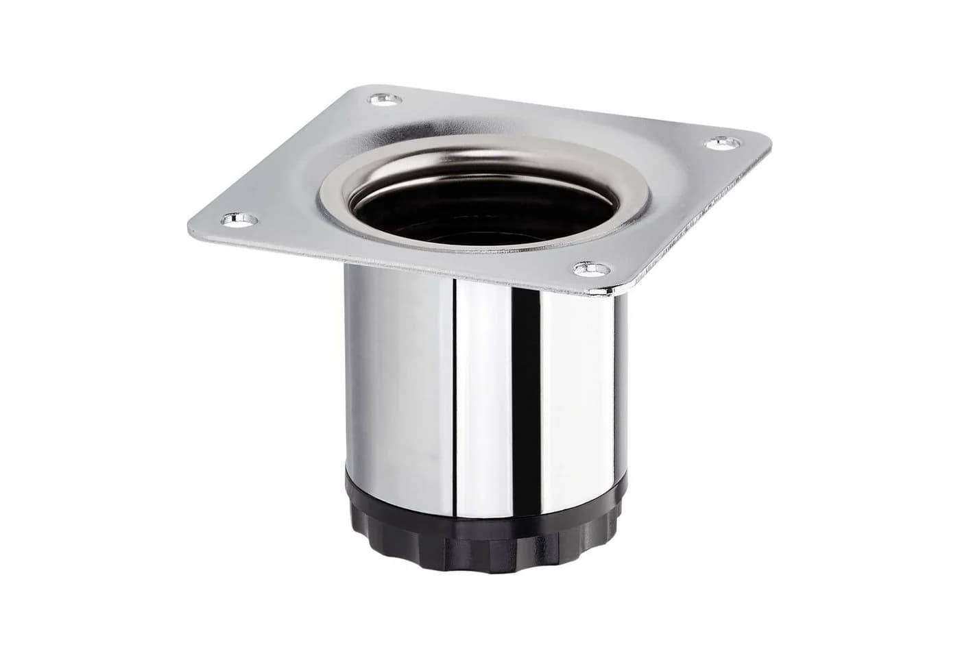 SO-TECH® Möbelfuß BRAVO Stahl Chrom Höhenverstellbar - Bild 2