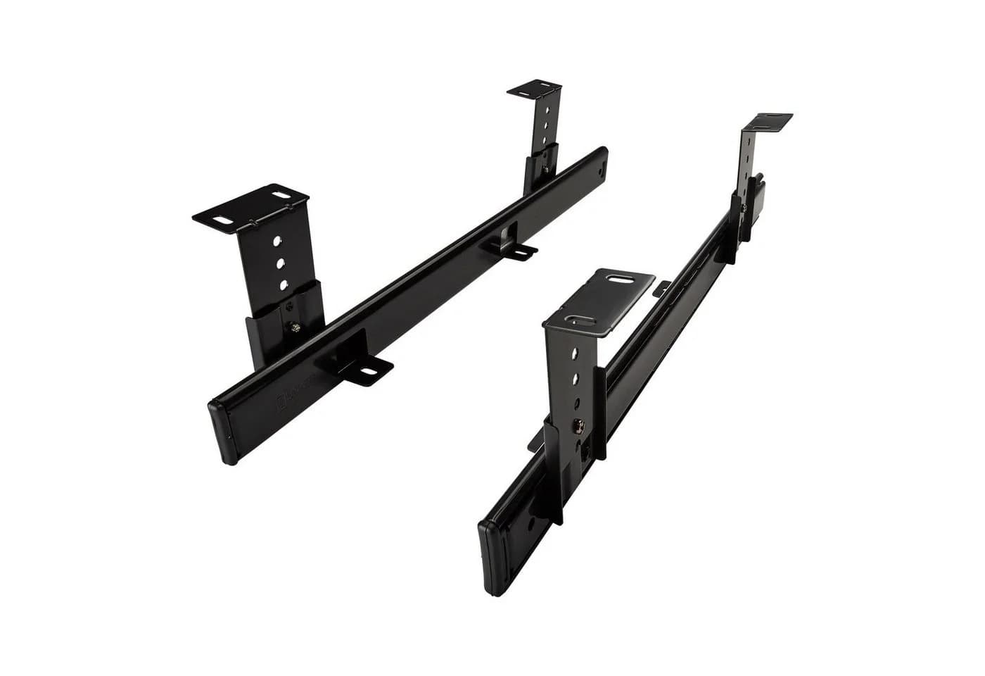 Tastaturauszug aus Stahl, modern, schwarz, 400x55-90 cm - Bild 2