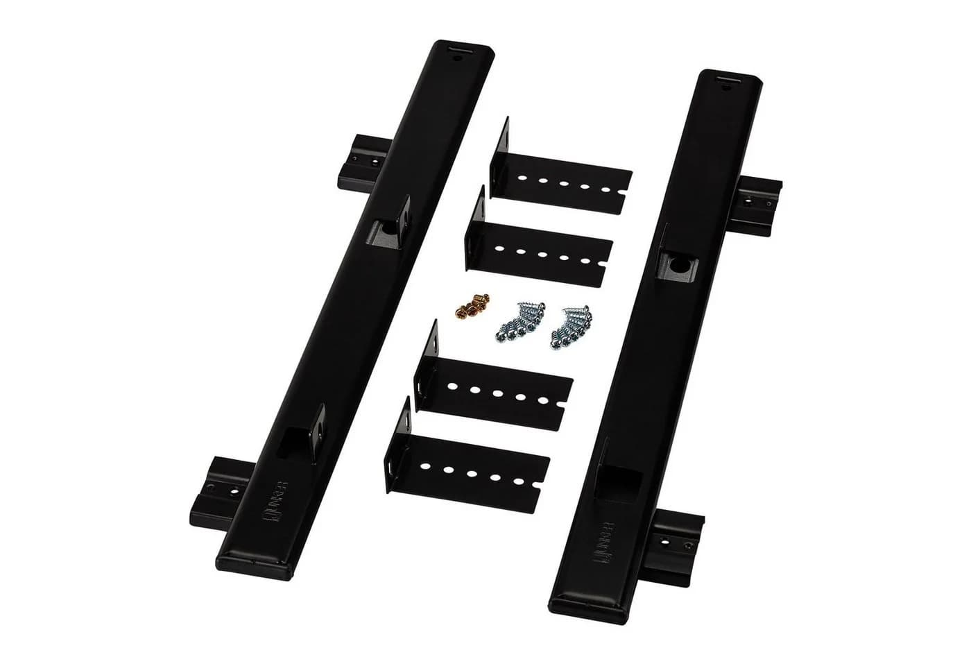 Tastaturauszug aus Stahl, modern, schwarz, 400x55-90 cm - Bild 5