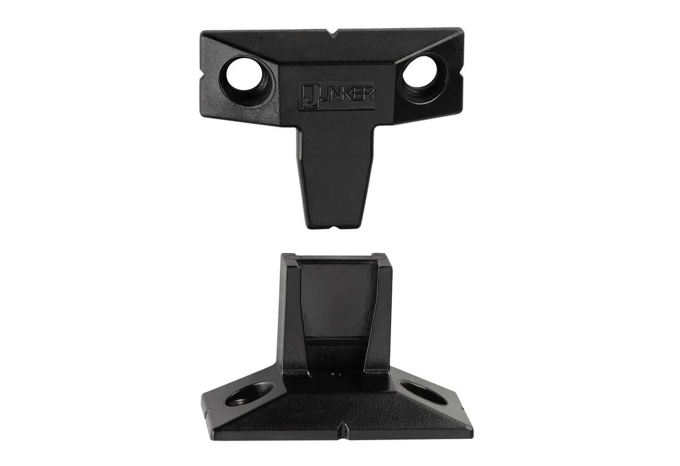 SO-TECH® Möbelbeschlag Einhängebeschlag Verbindungsbeschlag Blendenhalter 10 St. Schwarz