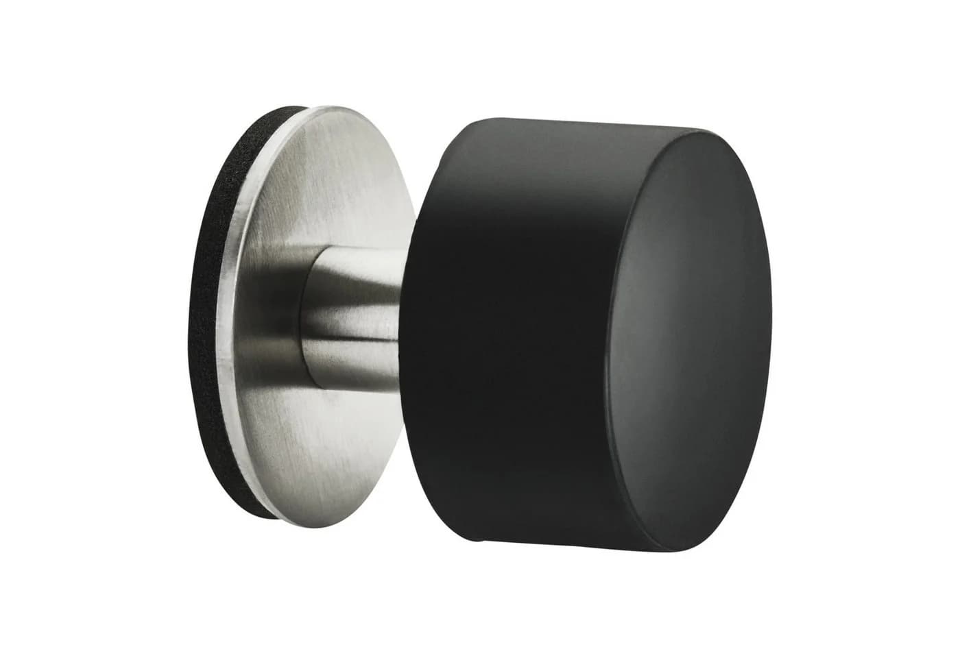 SO-TECH® Wandtürstopper HEKTOR Schwarz Edelstahl Selbstklebend - Bild 2