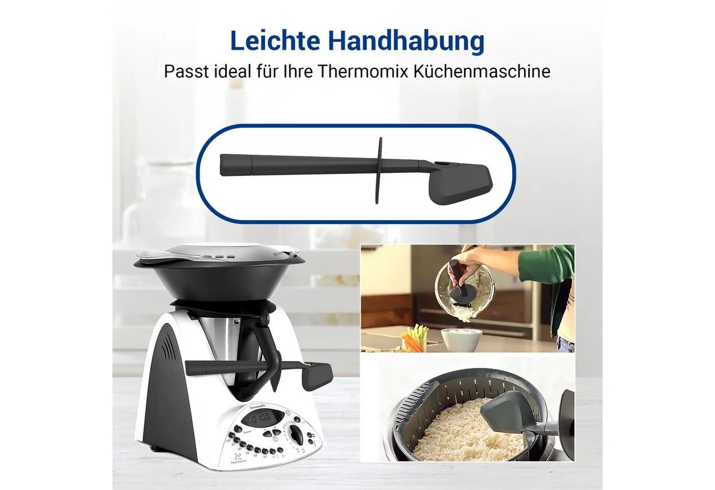VIOKS Teigspachtel Ersatz für Vorwerk Thermomix TM31 - Bild 3