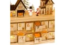 SIKORA Schwibbogen LB80 Winterdorf Adventskalender XXL LED 24 Schubkästchen Bild 3
