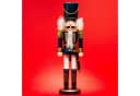 SIKORA Weihnachtsfigur NK-I Deko Nussknacker Figur aus Holz blau Bild 1