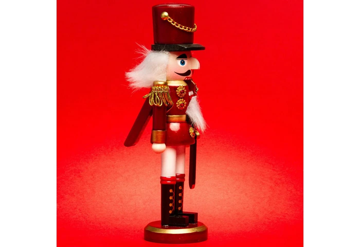 SIKORA Weihnachtsfigur Nussknacker Deko Figur aus Holz - Bild 3
