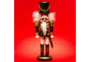 SIKORA Weihnachtsfigur NK-I Deko Nussknacker Figur aus Holz Grün Bild 1