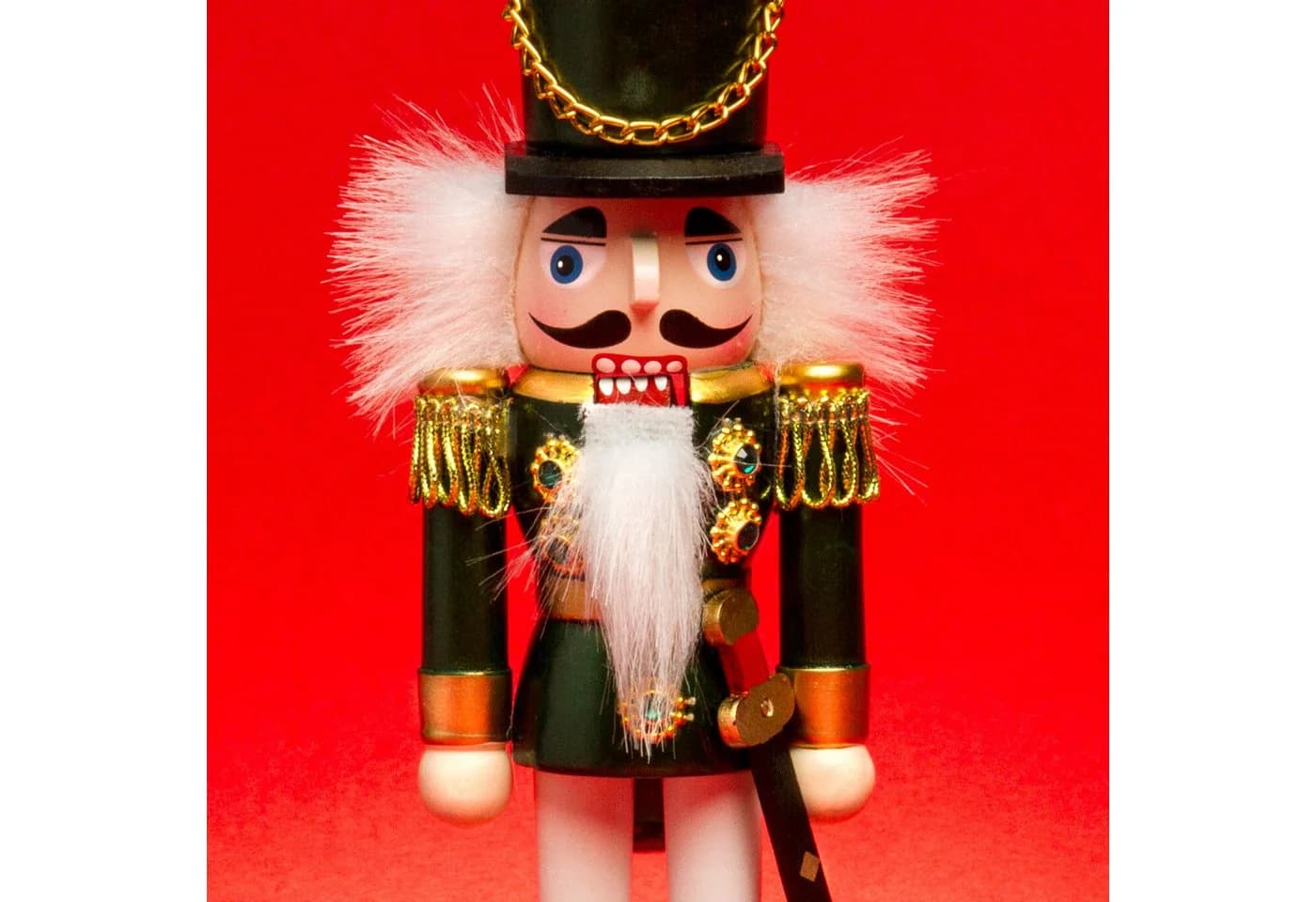 SIKORA Weihnachtsfigur NK-I Deko Nussknacker Figur aus Holz Grün - Bild 5