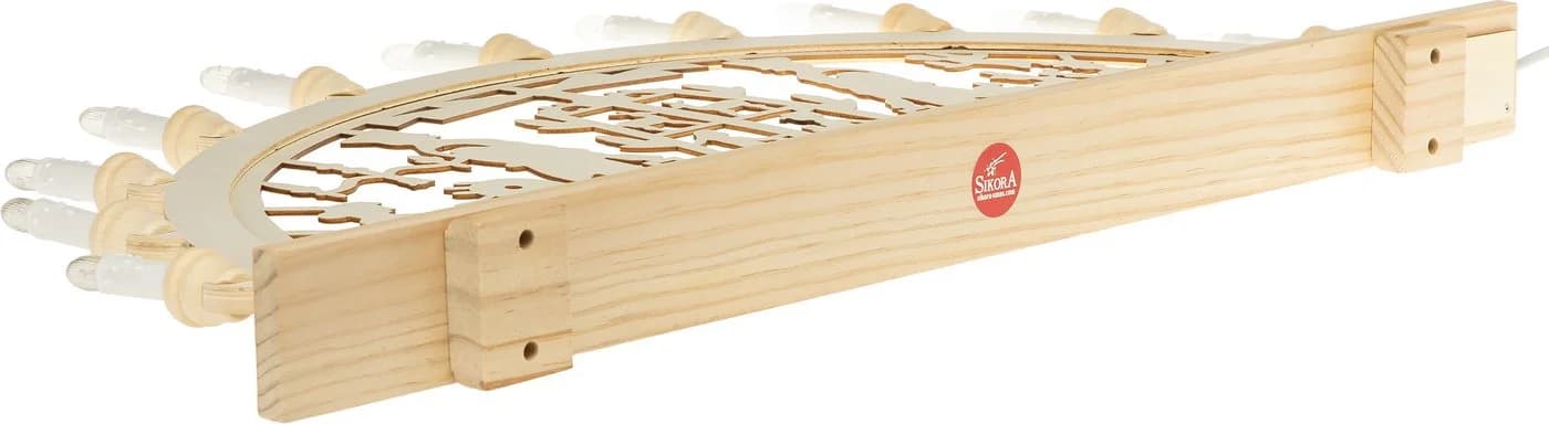 SIKORA Schwibbogen GUTE STUBE mit 10 Kerzen - Bild 5