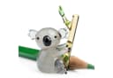 SIKORA Mini Glasfigur Koala Bär Handgefertigt Bild 2